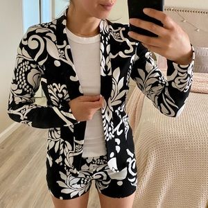 Blazer and Shorts Set